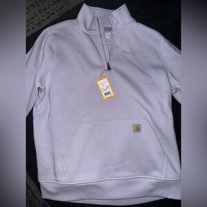 Carhartt NWT Lavender Quarter-Zip Pullover
